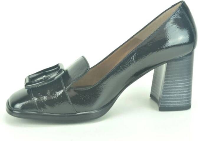 Hispanitas Elegante zwarte kanten pump met 5 cm hak Black Dames