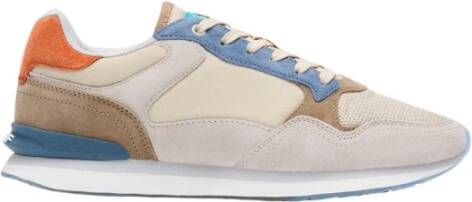 Hoff Ademende Sneakers met Leer en Stof Multicolor Heren