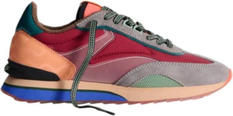 Hoff Artistieke Sneakers met Retro Design Multicolor Dames