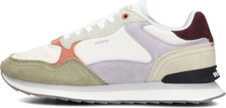 Hoff Beige Suède Lage Sneakers Multicolor Dames