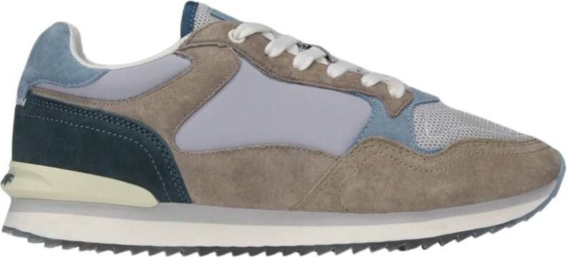 Hoff Blauw & Grijs Lage Sneakers Gray Heren