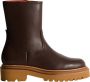 Hoff Bruine Office Boots Brown Dames - Thumbnail 1