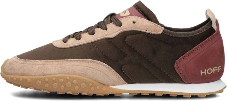 Hoff Bruine Suède Lage Sneakers Brown Dames