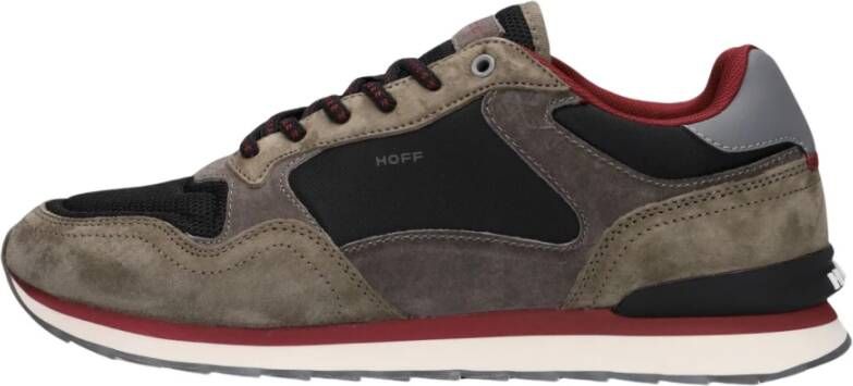 Hoff Bruine Suède Lage Sneakers Brown Heren