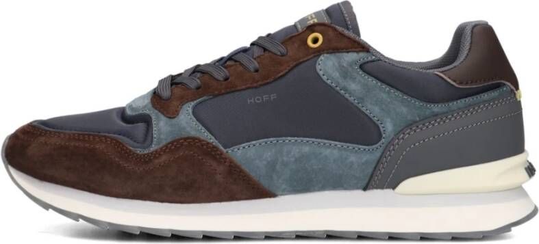 Hoff Casual Blauwe Suède Sneakers Multicolor Heren