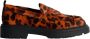 Hoff Dierenprint Oranje Mocassin Schoenen Brown Dames - Thumbnail 1