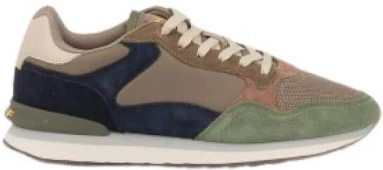 Hoff Groene Heren Sneakers voor Casual Gebruik Groen Heren