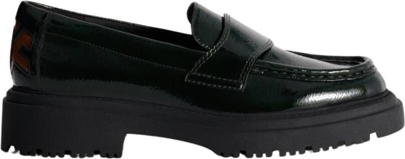 Hoff Khaki School Mocassin Schoenen Black Dames