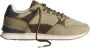 Hoff Leren Sneakers Memory-Foam Voering Green Heren - Thumbnail 1