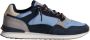 Hoff Leren Sneakers met Memory-Foam Voering Blue Heren - Thumbnail 1