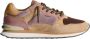 Hoff Leren Velvet Sneakers Memory Foam Voering Multicolor Dames - Thumbnail 1