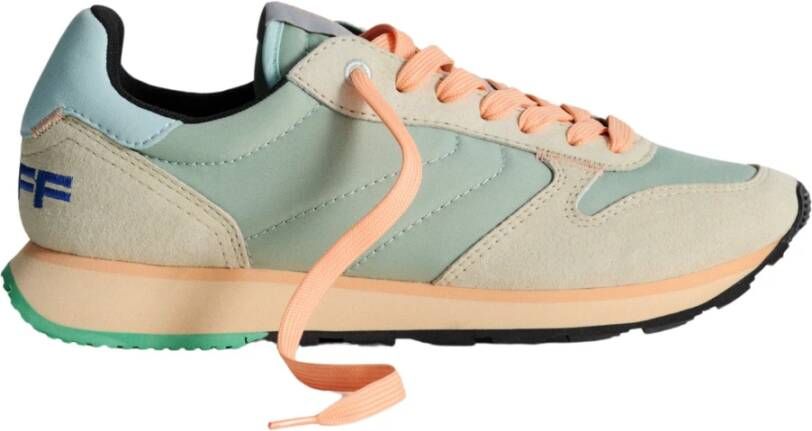 Hoff Memory-Foam Sneakers met Leer en Textiel Multicolor Dames