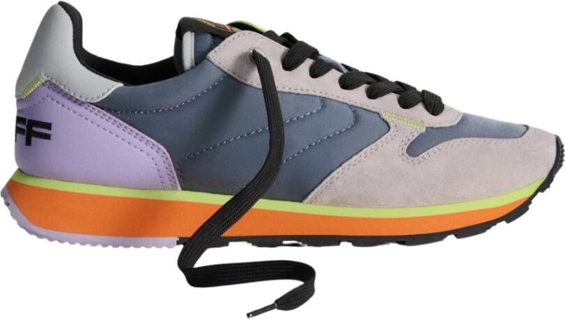 Hoff Memory-Foam Sneakers met Leer en Textiel Multicolor Dames