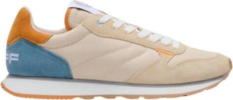 Hoff Sneakers van leer en stof met geheugenschuim Beige Dames