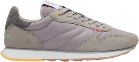 Hoff Sneakers van leer en stof met geheugenschuim Gray Dames