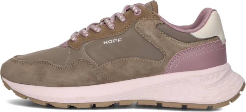 Hoff Taupe Suède Lage Top Sneakers Gray Dames