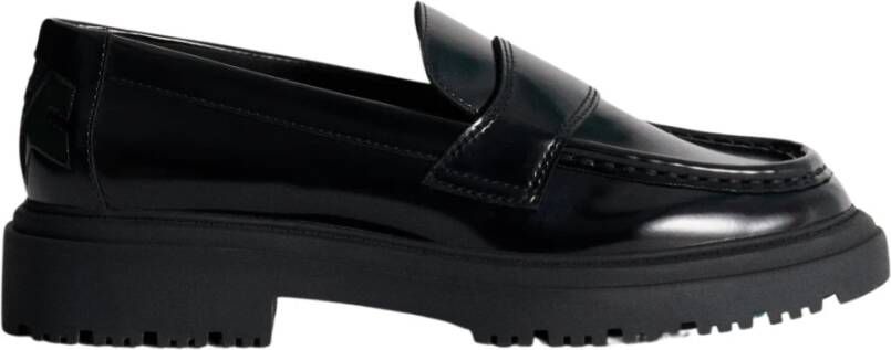 Hoff Zwarte School Mocassin Schoenen Black Dames