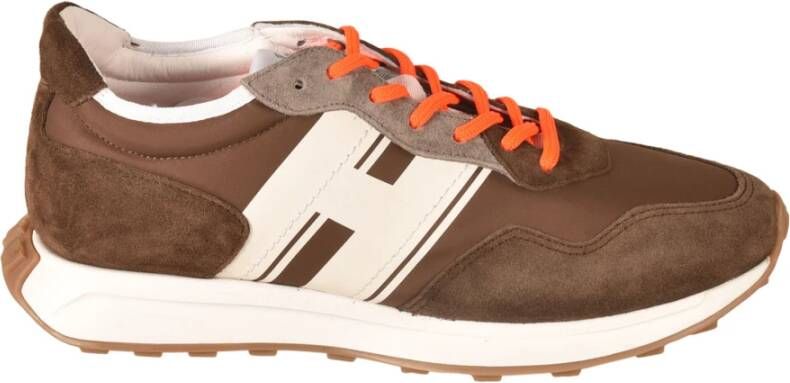 Hogan 5150 Herensneakers Stijlvol en Comfortabel Bruin Heren