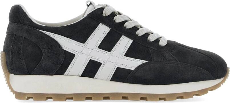 Hogan 86er Heren Suède Sneakers Black Heren