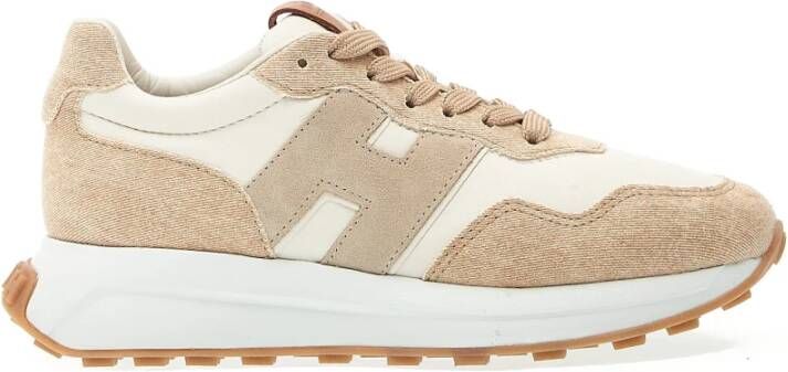 Hogan Beige Hardloopschoenen Sneakers Stijlvol Comfortabel Beige Dames