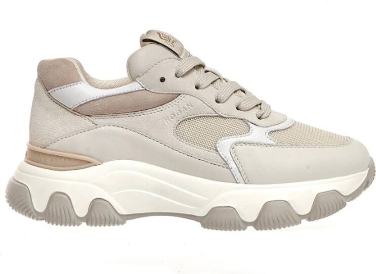 Hogan Beige Hyperactive Sneakers voor Vrouwen Beige Dames