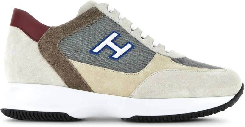 Hogan Beige Interactieve Sneakers Multicolor Heren