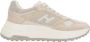 Hogan Beige Lage Sneakers met Natuurlijke Details Beige Dames - Thumbnail 1