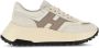 Hogan Beige Leren Sneakers Stijlvol Beige Dames - Thumbnail 1