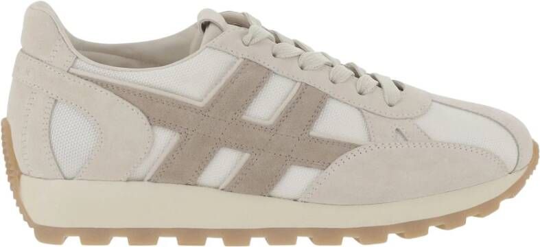 Hogan Beige Platte Schoenen voor Vrouwen Beige Heren