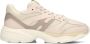 HOGAN Lage Sneakers Dames Hxw6650fj00 Maat: 38 5 Materiaal: Textiel Kleur: Beige - Thumbnail 1