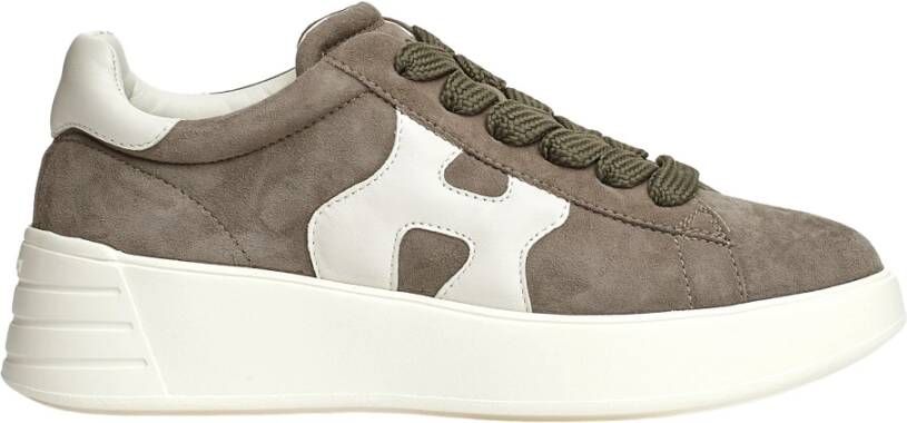 Hogan Beige Sneakers Aw24 Stijlvolle Damesschoenen Beige Dames