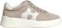 Hogan Beige Sneakers met witte rubberen zool Beige Dames - Thumbnail 1