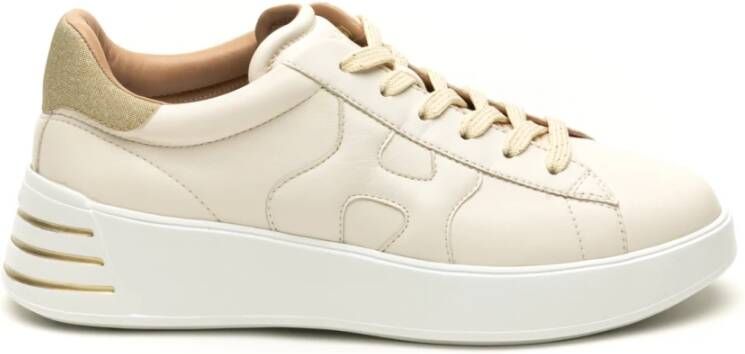 Hogan Beige Sneakers Rebel H564 Beige Dames