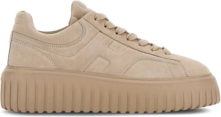 Hogan Beige Sneakers voor Vrouwen Aw24 Beige Dames