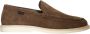 Hogan Beige Suède Loafer Schoenen Brown Heren - Thumbnail 1