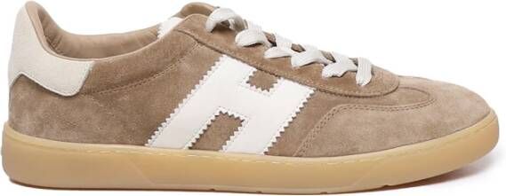 Hogan Suede Sneakers met Memory Foam Brown Heren