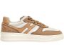 Hogan Beige Suède Sneakers met H Logo Beige Dames - Thumbnail 1