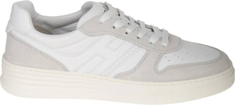 Hogan Bicolor platte schoenen White Heren