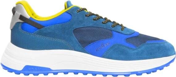 Hogan Blauwe Hyperlight Sneakers van Suède Blauw Heren