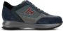 Hogan Blauwe Interactieve Sneakers Suède Stof Details Blue Heren - Thumbnail 1