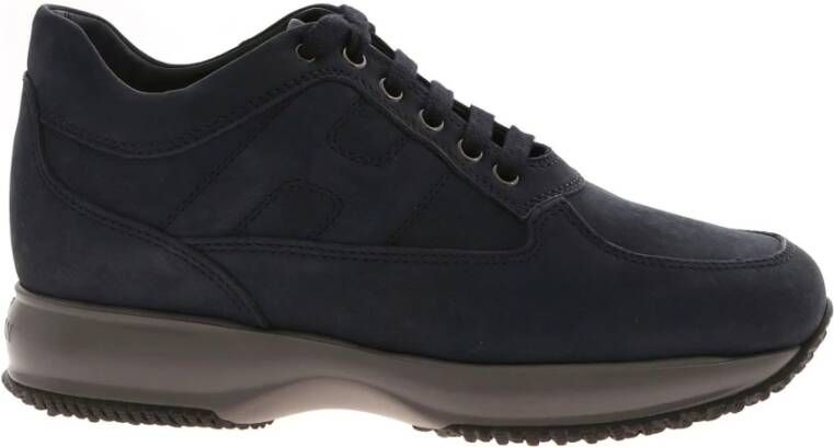 Hogan Blauwe Interactive Sneakers Aw23 Blue Heren