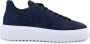 Hogan Blauwe Leren Sneakers Met Geperforeerde Details Blue Heren - Thumbnail 1