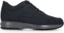 Hogan Blauwe Leren Sneakers voor Mannen Blue Heren - Thumbnail 1