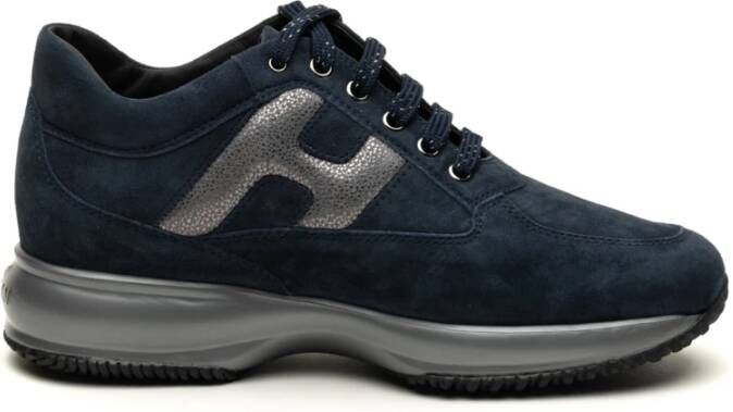 Hogan Blauwe Sneakers Calzature Blue Dames