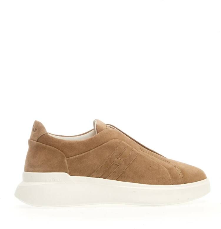 Hogan Blauwe Sneakers met Memory Foam Binnenzool Brown Heren