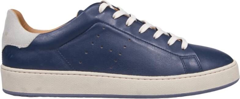 Hogan Blauwe Sneakers met Suède Details Blue Heren