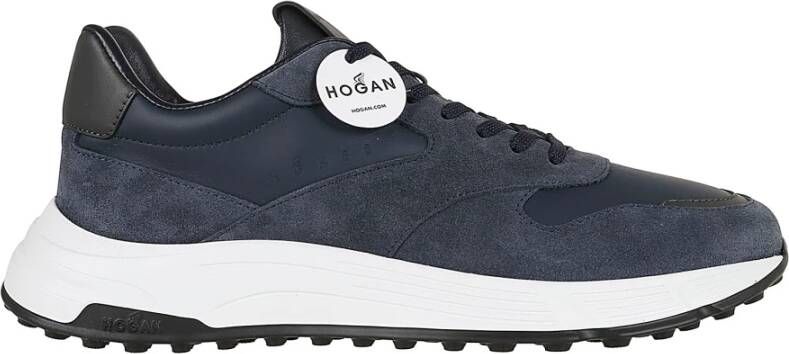 Hogan Blauwe Sneakers Stijlvolle Herenschoenen Blue Heren