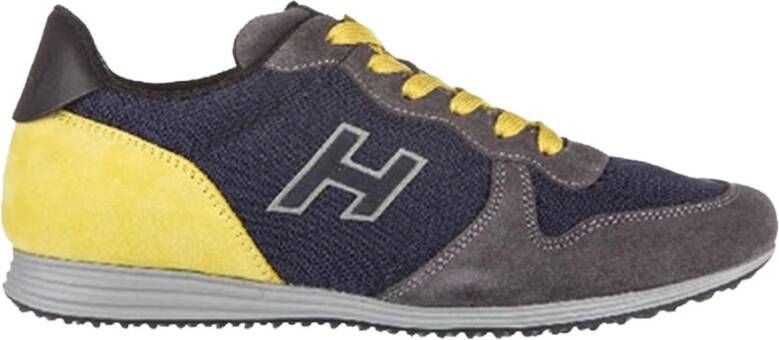 Hogan Blauwe Sneakers Upgrade Stijlvol Casual Gelegenheid Blue Heren