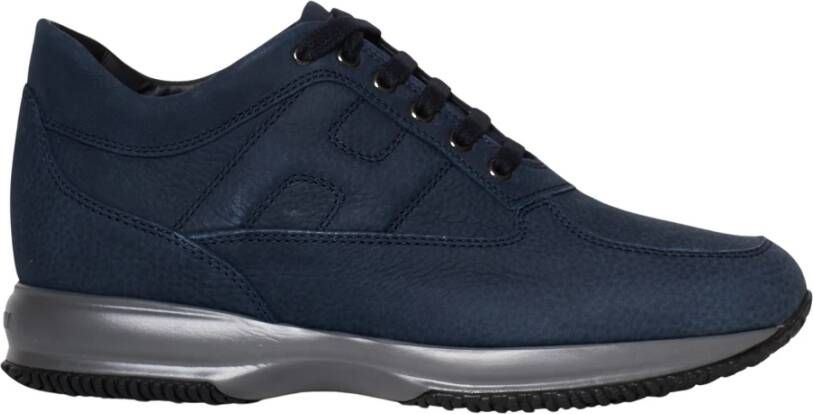 Hogan Blauwe Sneakers voor Mannen Black Heren