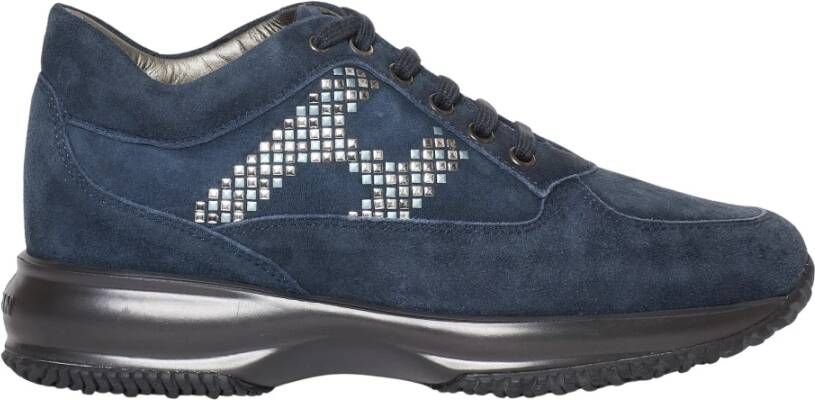 Hogan Blauwe Sneakers voor Vrouwen Aw23 Blue Dames